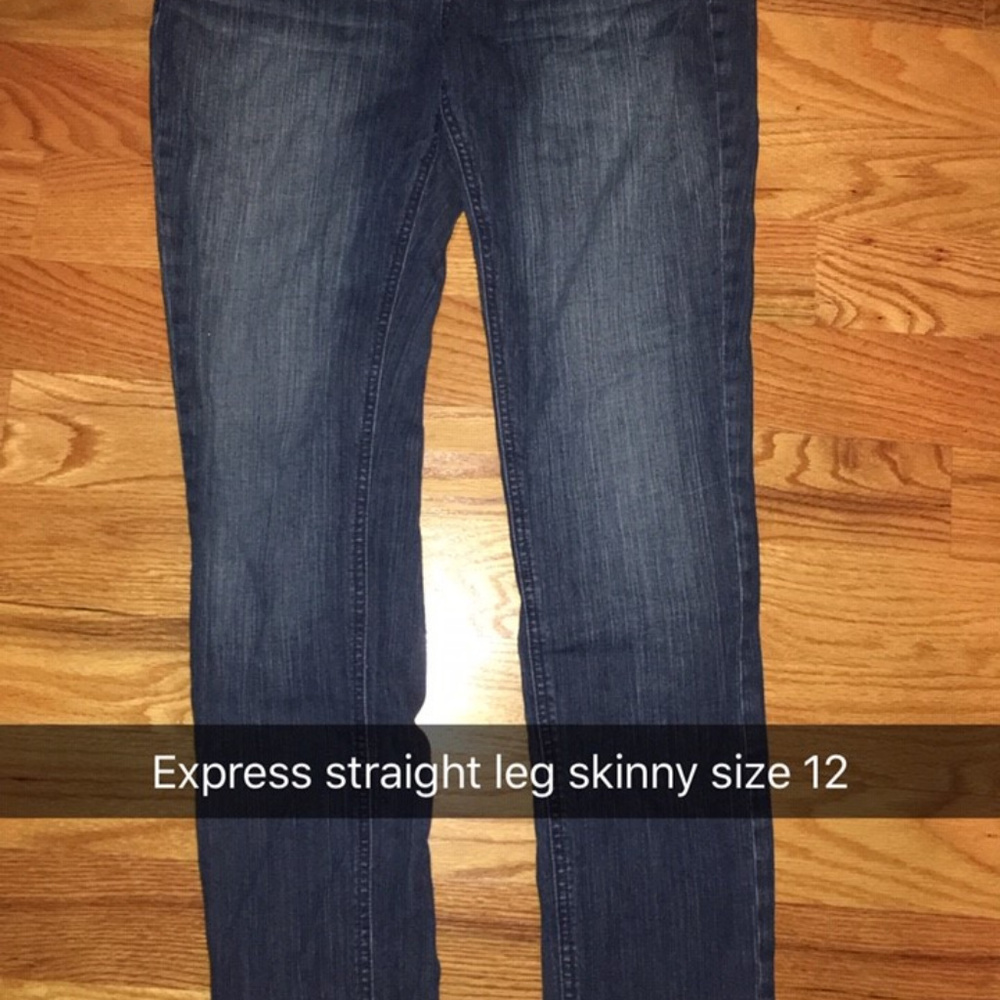 Express Straight leg skinny size 12